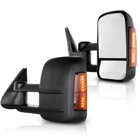 Buy Eccpp Towing Mirrors Pair Set Replacement Fit For 2003 06 For Chevy