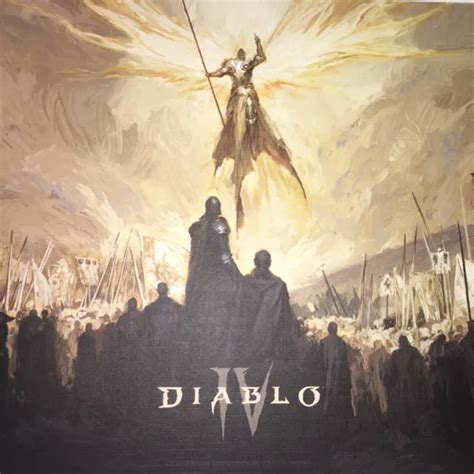 Diablo 4 Iv Eb Rare Press Kit 12”x18” Gaming Lithograph Poster New Rare