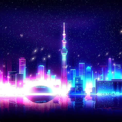 Neon City Line Wallpapers 4k Hd Neon City Line Backgrounds On