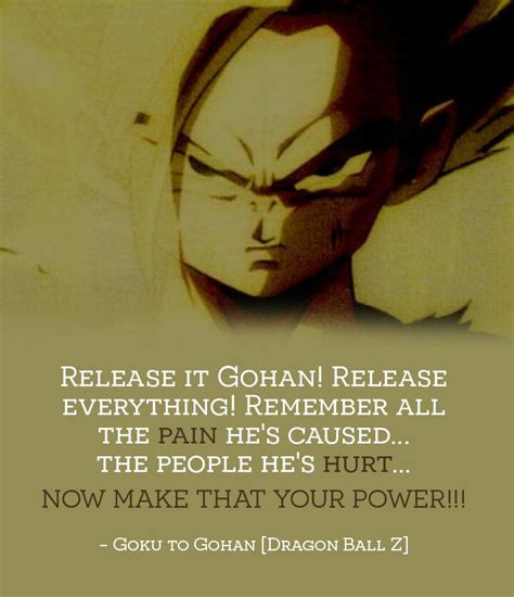 An anime probably more famous than its predecessor. Quotes From Dragon Ball Z. QuotesGram
