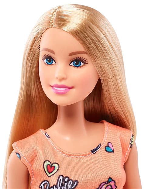 Buy Barbie - Basic Doll - Orange Dress (FJF14) - Orange - Barbie