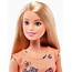 Buy Barbie  Basic Doll Orange Dress FJF14