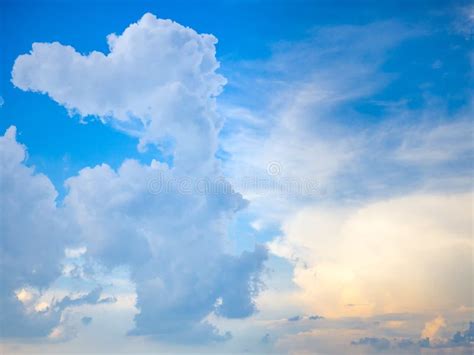 Sky With Cloudsblue Skies White Clouds The Vast Blue Sky And Clouds