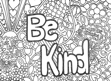 Kindness Coloring Pages - Best Coloring Pages For Kids