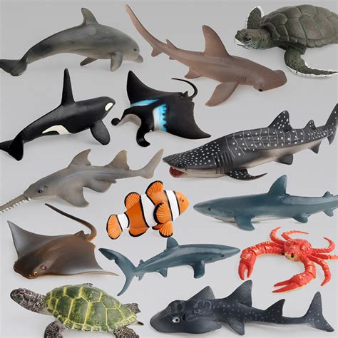 Educational Realistic 14pcs Underwater Sea World Marine Model Life