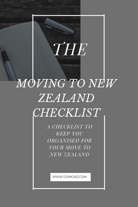 Moving To New Zealand Checklist And Free Printable Pdf Download Moving