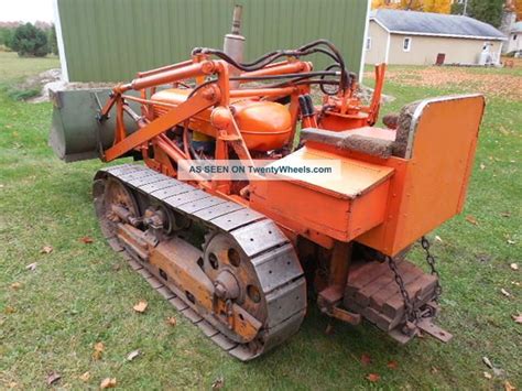 1952 Oliver Oc3 H2 Loader Dozer Fully Operating Condition