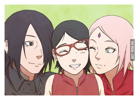 Love These 3 Sasuke Sakura And Sarada From Naruto 9gag