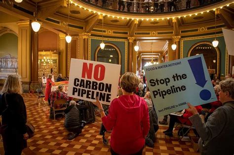 Farmers And Environmentalists Protest 3 Carbon Capture Pipelines In The