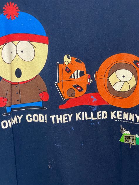 Vintage 90s South Park Oh My God They Killed Kenny T Shirt Etsy