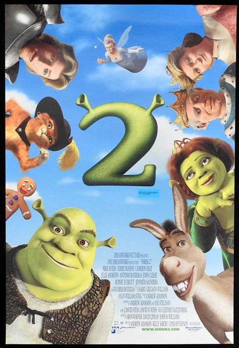 Shrek 2 Original Rolled One Sheet Movie Poster Mike Myers Eddie Murphy