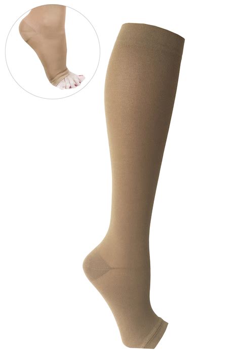 Compression Stockings Class 2 Without Toe Nature