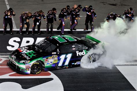 Due to the large amount of drivers who hadn't raced. All of Denny Hamlin's NASCAR Cup Series victories | NASCAR