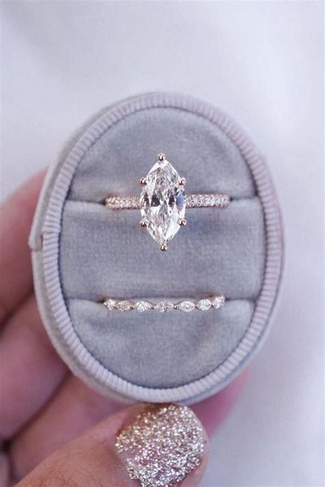 Marquise Engagement Ring White Gold Marquise Diamond Ring Settings Marquis Engagement Rings