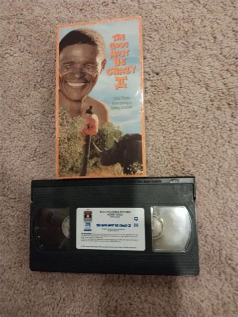 The Gods Must Be Crazy Part 2 Vhs Tape 1990 Rca Columbia Pictures Home