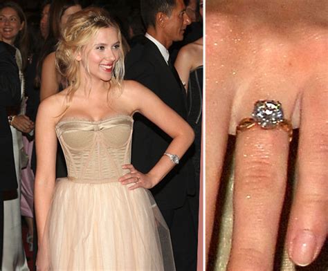 The ring caught the public can you guess the worth of scarlett johansson's engagement rock? No Bling, No Problem: Check out these Small Celebrity ...
