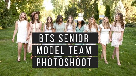 Behind The Scenes Of Senior Model Team Photoshoot Youtube
