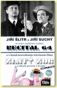 Czech poet, theater manager, playwright, film director, actor, composer, comedian, writer, artist and singer. Recital 64 film :: Jiří Suchý