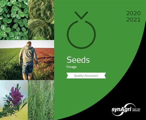 Synagri Seed Guide Forage 2020 2021