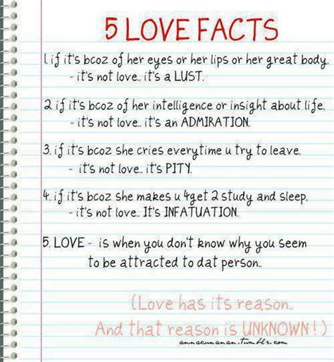 5 love facts your tutorage