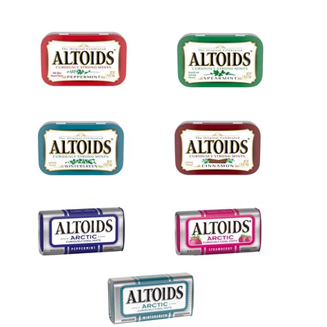 Altoids Variety Pack 7 Flavors Include Peppermint Cinnamon