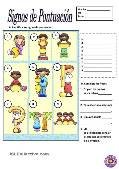 Signos De PontuaciÓn Preschool Writing Spanish Teaching Resources