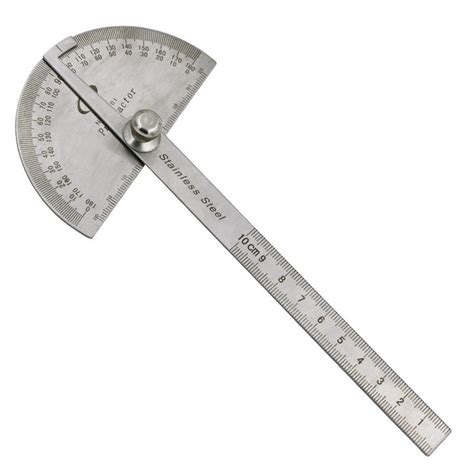 Steel Protractor Angle Finder Rule Measure Tool For Designer Shopee