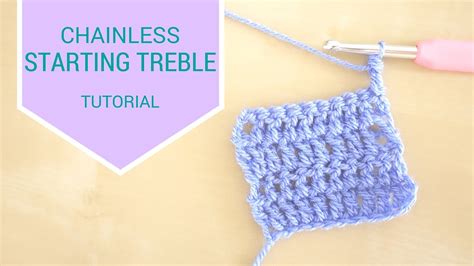 Crochet Basics Chainless Starting Treble Bella Coco Youtube