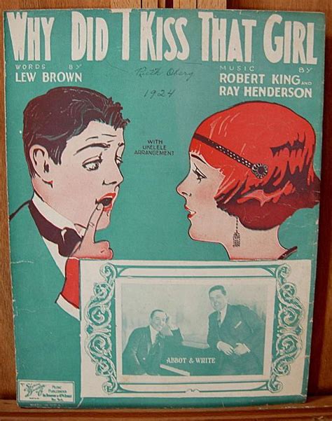 Why Did I Kiss That Girl 1924 Vintage Sheet Music Sheet Music Art Old Sheet Music