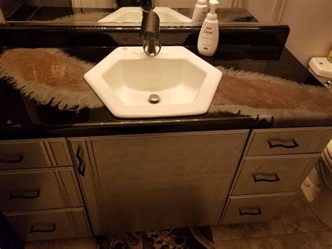 Wooden countertops add a lot of rustic beauty and style to a kitchen. DIY Laminate Coutertop | Faux granite, Laminate ...