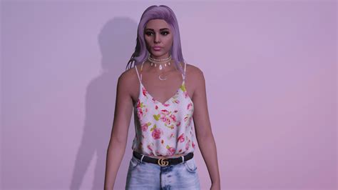Long Hairstyle For Mp Female Gta5