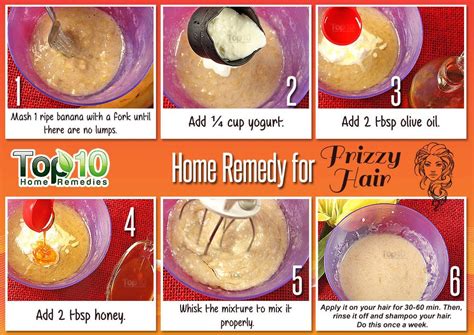 Home Remedies For Frizzy Hair Top 10 Home Remedies