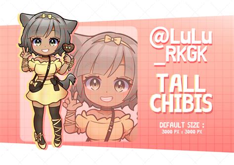 Tall Colored Chibi Artistsandclients