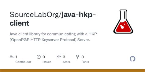 Github Sourcelaborgjava Hkp Client Java Client Library For