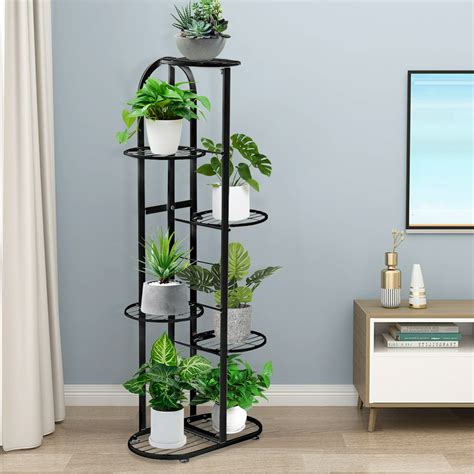 6 Tier 7 Potted Plant Stand Metal Plant Stands For Indoor Plants Tall