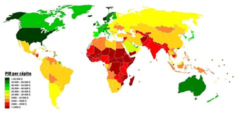 Pa Ses Del Mundo Por Pib Per C Pita Saber Es Pr Ctico