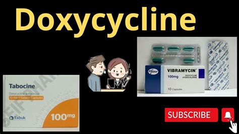 Doxycycline Vibramycin And Tabocine Youtube