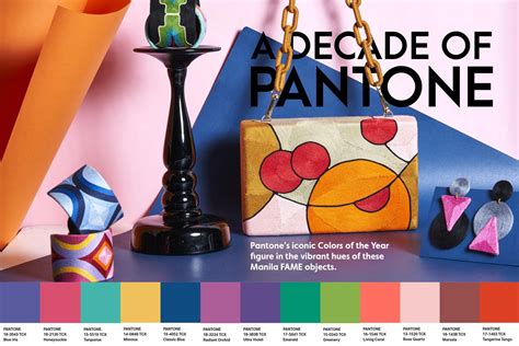 A Decade Of Pantones Colors Of The Year