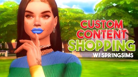 The Sims 4 Cc Shopping Add To Basket 100 Wlinks Youtube