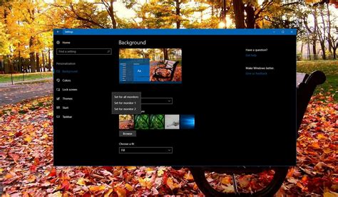 How To Set Different Background On Each Monitor On Windows 10