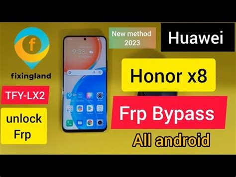 FRP Bypass Huawei Honor X TFY LX All Android FRP By Unlock Tool Unlock FRP Bypass