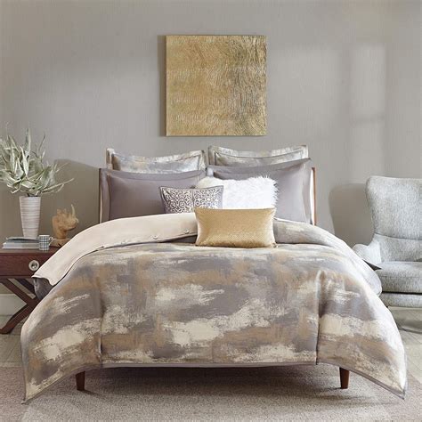 Madison Park Signature Graphix King Size Bed Comforter Duvet 2 In 1 Set