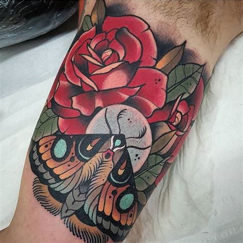 19 rose tattoos that are anything but cliché. Flower and Butterfly Tattoo | Best Tattoo Ideas Gallery