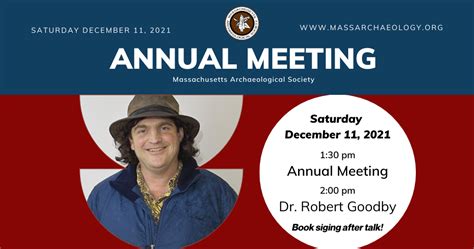 Massachusetts Annual Archaeology Meeting