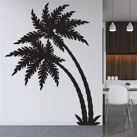 Palm Tree Vinyl Wall Decal 2 Trees 1490 Innovativestencils