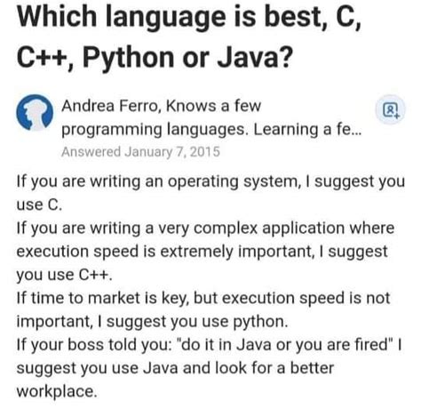 Java Is The Best Rprogrammerhumor