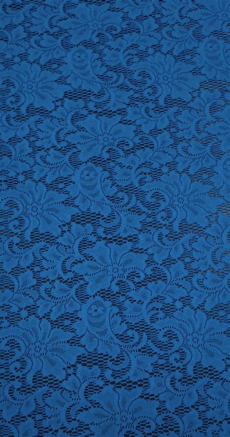 Stretch Lace Dream Blue DK Fabrics