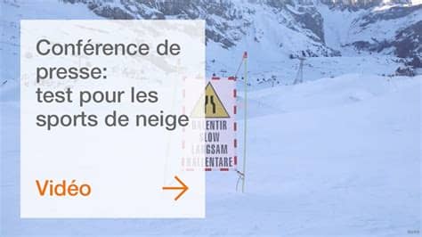 En raison de la pandémie, elle se déroule par visioconférence. Conférence de presse: test pour les sports de neige - YouTube