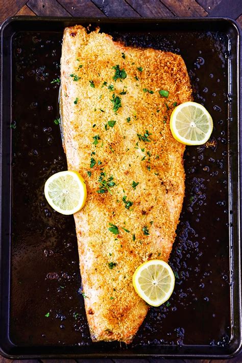 In a preheated 464°f (240 °c) oven. Parmesan Crusted Salmon Filet Recipe - No. 2 Pencil