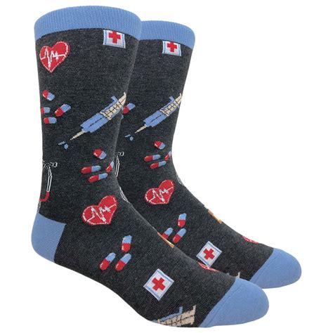 Buyyourties Mens Novelty Medical Socks